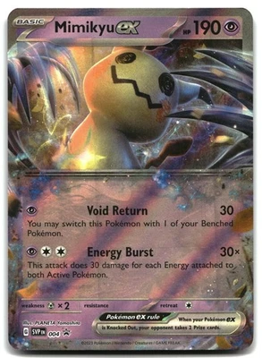 Pokemon Mimikyu ex - Promo SV: Scarlet & Violet Promo Cards 004 LP - Image 1 of 2