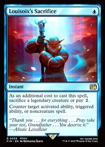 MTG Louisoix's Sacrifice 59 Rare Foil Final Fantasy - Picture 1 of 1