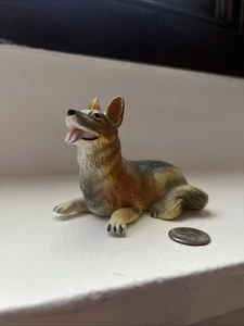 Vintage Wolf Dog Soft Rubber Toy Figure New Ray Novelties 1988 - Picture 1 of 6