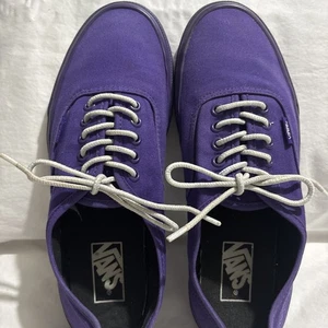 Vans Auténticas Púrpura Tenis Zapatos Patinador EE. UU. Hombres 9 EE. UU. Mujeres 10.5 - Imagen 1 de 9
