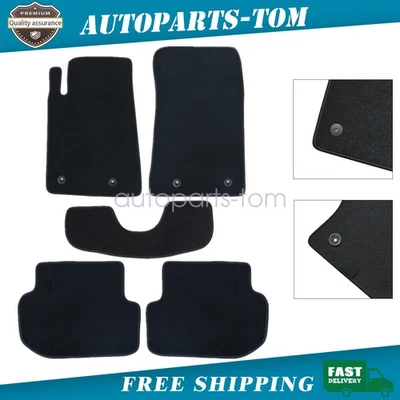 Fits 2010-2015 Chevrolet Camaro SS Front & Rear Floor Mats Carpet Velour 5PCS — 第 1/4 张图片