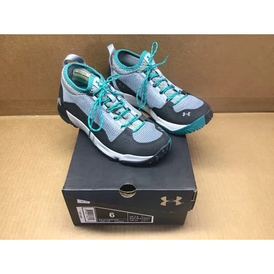 NUEVO Under Armour Burnt River Zapatos de Aventura Verde Azulado Aluminio Para Mujer Talla 6 Foto 1 de 4
