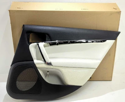 New OEM Ford RH Rear Door Trim Panel 2010-2012 Lincoln MKZ Cashmere Black - Image 1 of 4