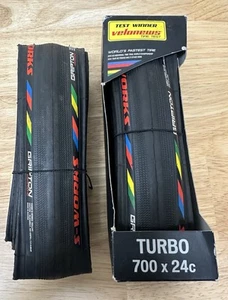Specialized S-Works Turbo 2 Tires 700x24c Gripton Clincher Folding Black NEW - Picture 1 of 3