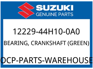 SUZUKI OEM PIEZA 12229-44H10-0A0 RODAMIENTO, CIGÜEÑAL - Imagen 1 de 1