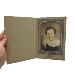 Antique Camp Publishing Co Portrait Photo Ypsilanti MI 1930s Woman Studio - Picture 1 of 6