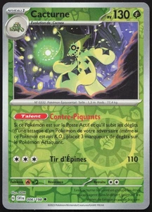 Carte Pokémon Cacturne 006/198 Reverse Écarlate et Violet Français - Imagen 1 de 2