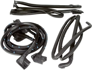 1990 - 1996 Corvette Convertible Roadster Body Weatherstrip Kit 4 Piece NEW - Picture 1 of 2