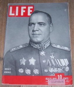 Life Magazine July 31, 1944 Russia's Generals Roosevelt J. P. Marquand Warplanes - Picture 1 of 1