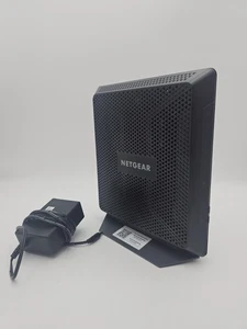 NETGEAR Nighthawk AC1900 C7000V2 Wi-Fi Cable Modem Dual Band Router Black - Picture 1 of 5