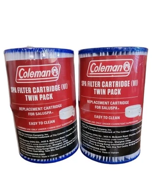 Coleman Filter Type VI Spa Pump Replacement Cartridge Saluspa 2 Pks Of 2 - Image 1 of 3