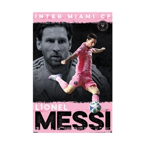 LIONEL MESSI Inter Miami CF MLS Soccer Poster Print No Frame SEALED - Picture 1 of 2