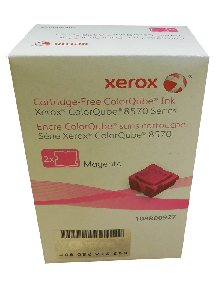 Xerox 108R00927 108R927 Magenta ColorQube 8570 Ink 2 Pack 4.4k Genuine OEM - Image 1 of 1