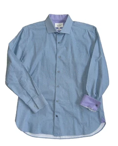 Ted Baker Mens 16.5 32/33 Long Sleeve Button Up Endurance Slim Fit Shirt NWOT - Picture 1 of 6