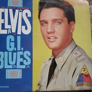 Elvis Presley G.I. Blues (1960) On Rca - lpm-2256 vg+ Rockabilly an original 1st - Picture 1 of 9