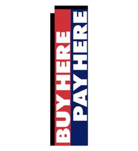 Bandera de repuesto de banner rectangular publicitaria de 12 ft solo - Imagen 1 de 4