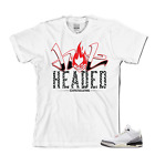 Tee to match Air Jordan 3 White Cement Reimagined.  Hot Headed 88 Tee