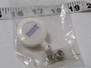 NIB OLD EUCLID HOSPITAL NURSES RETRACTABLE BADGE HOLDER - Picture 1 of 2