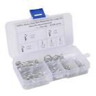 100x R Shaped Pin Mechanical Hitch Hair Tractor Clip Assortment Kit
