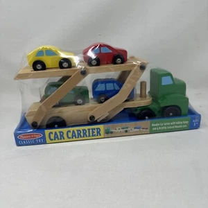 Melissa & Doug Car Carrier - Classic Wooden Toy - Educational Toy - New - Picture 1 of 4