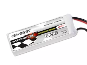 Batería ManiaX 11.1V 1800mah 60C Lipo: MX1800-3S-60 - Imagen 1 de 1
