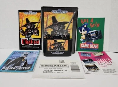 Chakan The Forever Man 1992 Complete CIB Sega Genesis - Image 1 of 4