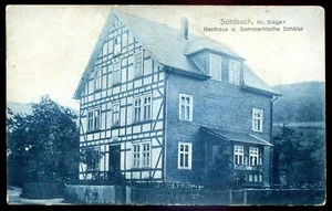 GERMANY Sohlbach Postcard 1910s Street View Gasthaus. Siegen - Picture 1 of 2