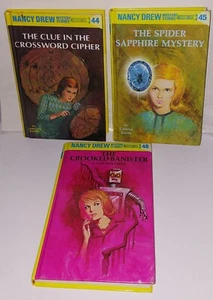 Nancy Drew By Carolyn Keene Lot of 3 Vintage Hardcover Mystery Story Books - Picture 1 of 17