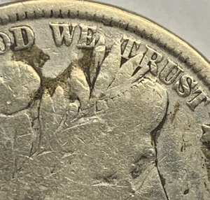 1896 P Barber Half Dollar (VG/F) ~ Part of L-I-B-E-R-T-Y Visible U.S. Coin B3090 - Picture 1 of 7