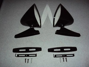 BLACK Sport Mirror (2) Door BUICK PONTIAC OLDSMOBILE GM CHEVROLET CHEVY - Picture 1 of 1