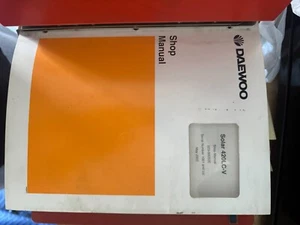 DAEWOO SOLAR 420LC-V EXCAVATOR SERVICE SHOP REPAIR WORKSHOP MANUAL S/N 1001-UP - Picture 1 of 1