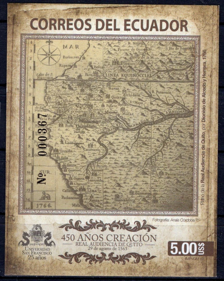 ECUADOR, 2018, REAL AUDIENCE, MNH - Image 1 of 1