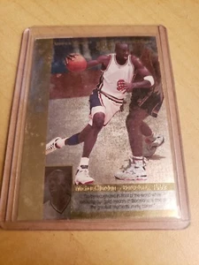 1996 Upper Deck U.S. Olympic Reflections of Gold #RG1 Michael Jordan - Imagen 1 de 2