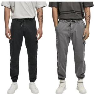 Urban Classics Knitted Cargo Jogging Pants Hose Jogginghose cargo Style Taschen - Bild 1 von 13