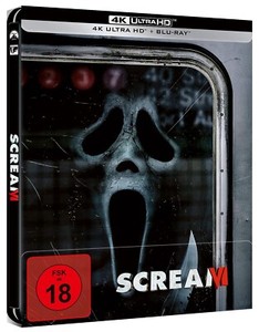 SCREAM VI - DEUTSCHES 4K UHD + BLU-RAY STEELBOOK + ARTCARDS - NEU + OVP - TEIL 6