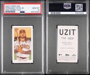 Fernando Tatis Jr., High Series-Uzit - 2023 Topps 206 - PSA 10 GEM MT - Picture 1 of 1