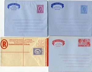 GRENADA POSTAL STATIONERY QEII 1956-67 (6 + 1 CTO) - Picture 1 of 2