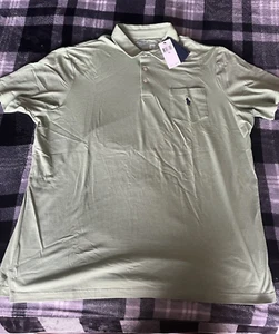 Size XL - Polo Ralph Lauren Men's Performance Green Short Sleeve Polo Shirt - Picture 1 of 9