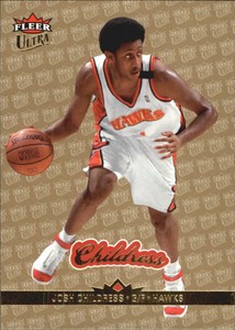 2006-07 Ultra Gold Medallion Atlanta Hawks Basketball Card #1 Josh Childress