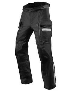 PANTALONI MOTO REV'IT REVIT SAND 4 IMPERMEABILE 3 STRATI H2O NERO BLACK TG M - Picture 1 of 2