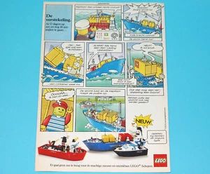 LEGO MAGAZINE ADVERT LEGOLAND TOWN 1980s DONALD DUCK HOLLAND - Bild 1 von 1