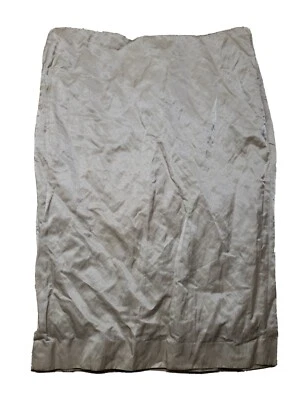 Falda Lápiz Ralph Lauren Colección Etiqueta Negra Moda Forrada Tostada Metálica Talla 6 Foto 1 de 4