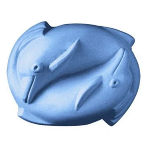 2 Dolphins Soap Mold by Milky Way Soap Molds - MW38 - Picture 1 of 1