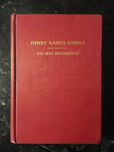 Henry Rand's Family by Ida May Broughton, inscribed first edition. Rare - Picture 1 of 4