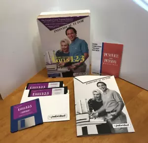 **Vintage LEARN TO USE LOTUS 1-2-3 INDIVIDUAL SOFTWARE TUTOR RETAIL PACKAGE - Picture 1 of 17