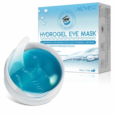 60 Stck. Unteraugen Hydrogel Hyaluronic & Retinol Maske Patches dunkle Kreisfalten - Bild 1 von 4
