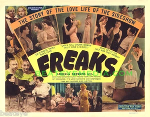 FREAKS MOVIE POSTER PRINT-SCI FI,HORROR,SIDESHOWS,CIRCUS-MONSTER-FAMOUS MONSTERS - Picture 1 of 1
