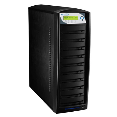 1-9 Red DVD CD Disco Duplicador Copiadora USB 3.0 + 320GB HDD SHARKNET-9T-DVD-BK Foto 1 de 4