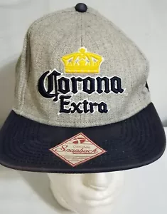 Gorra Corona Extra Snapback Gris Azul Original  - Imagen 1 de 4