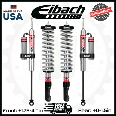 Enrolladores delanteros y amortiguadores traseros Eibach Stage 2R | Se adapta a Toyota Tundra 2007-2021 Foto 1 de 2